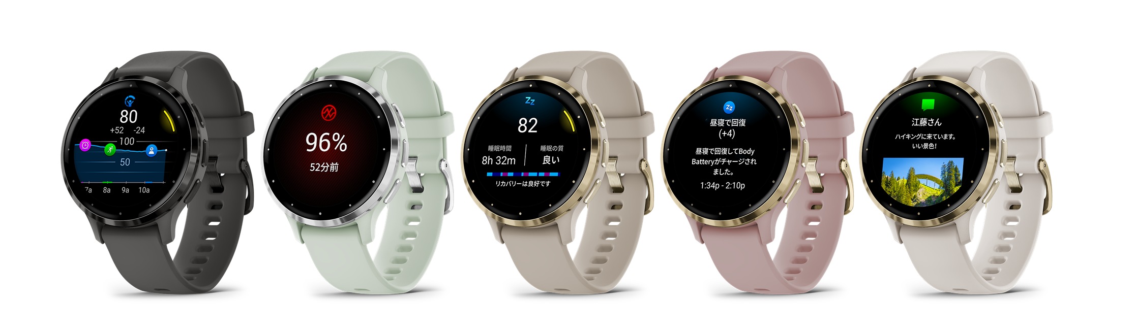 ガーミン、Suica対応の新型スマートウォッチ「Venu 3」「Venu 3S」を