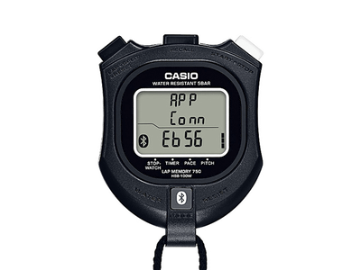 カシオからBluetooth対応ストップウォッチ、iPhoneでデータ管理