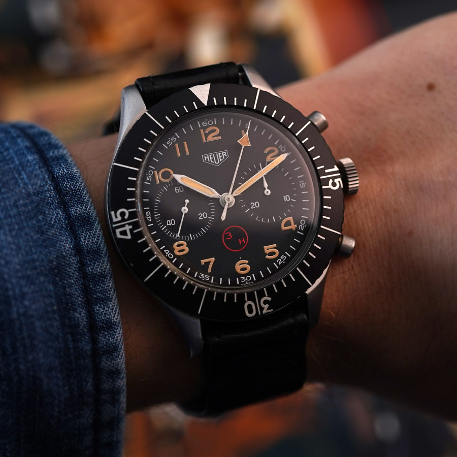 Vintage Heuer Bundeswehr 1550 SG 3H sold on watchPool24