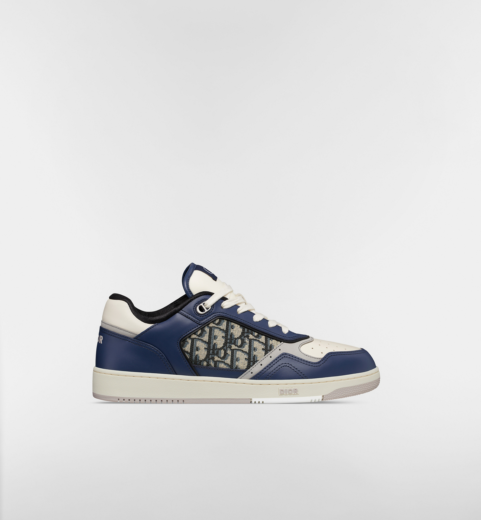 B27 Uptown Low-Top Sneaker Blue, Cream and Dior Gray Smooth