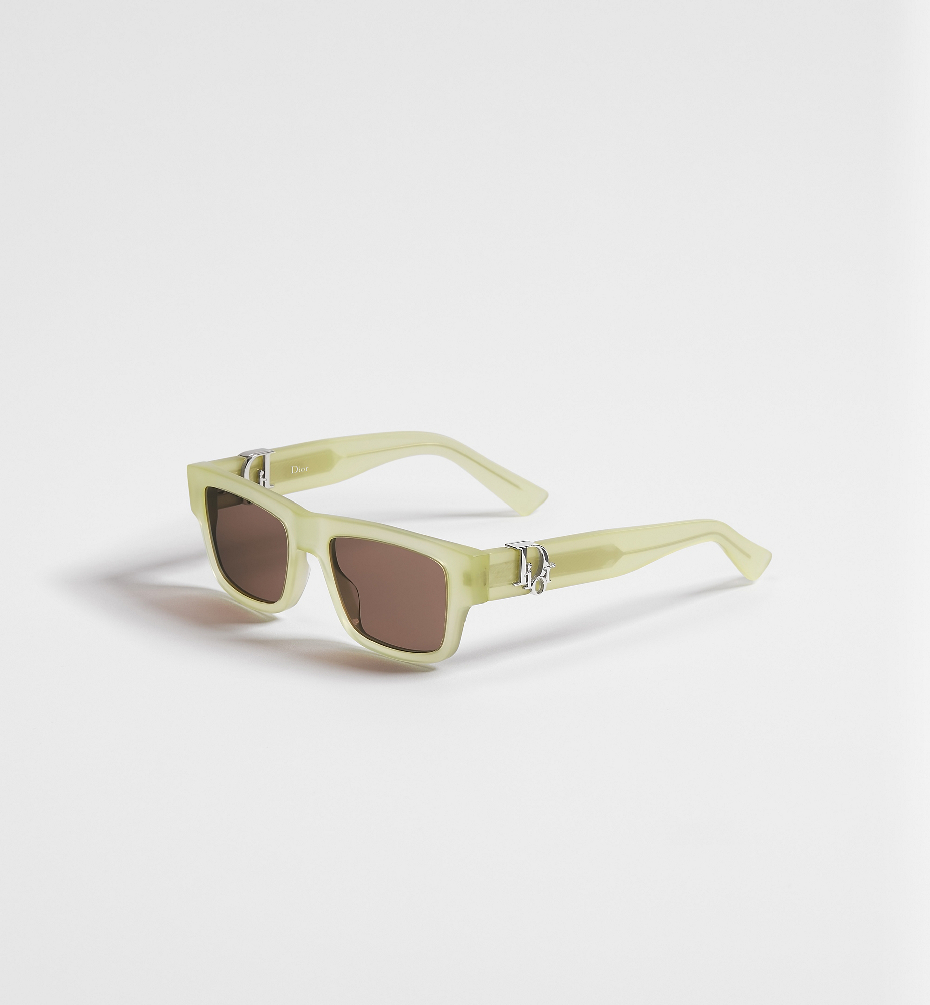 Dior Oblique S3I Yellow Rectangular Sunglasses | DIOR