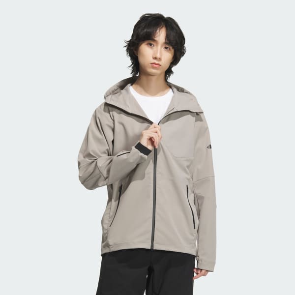 アディダス プレミアム ストレッチ ウーブン フルジップパーカー