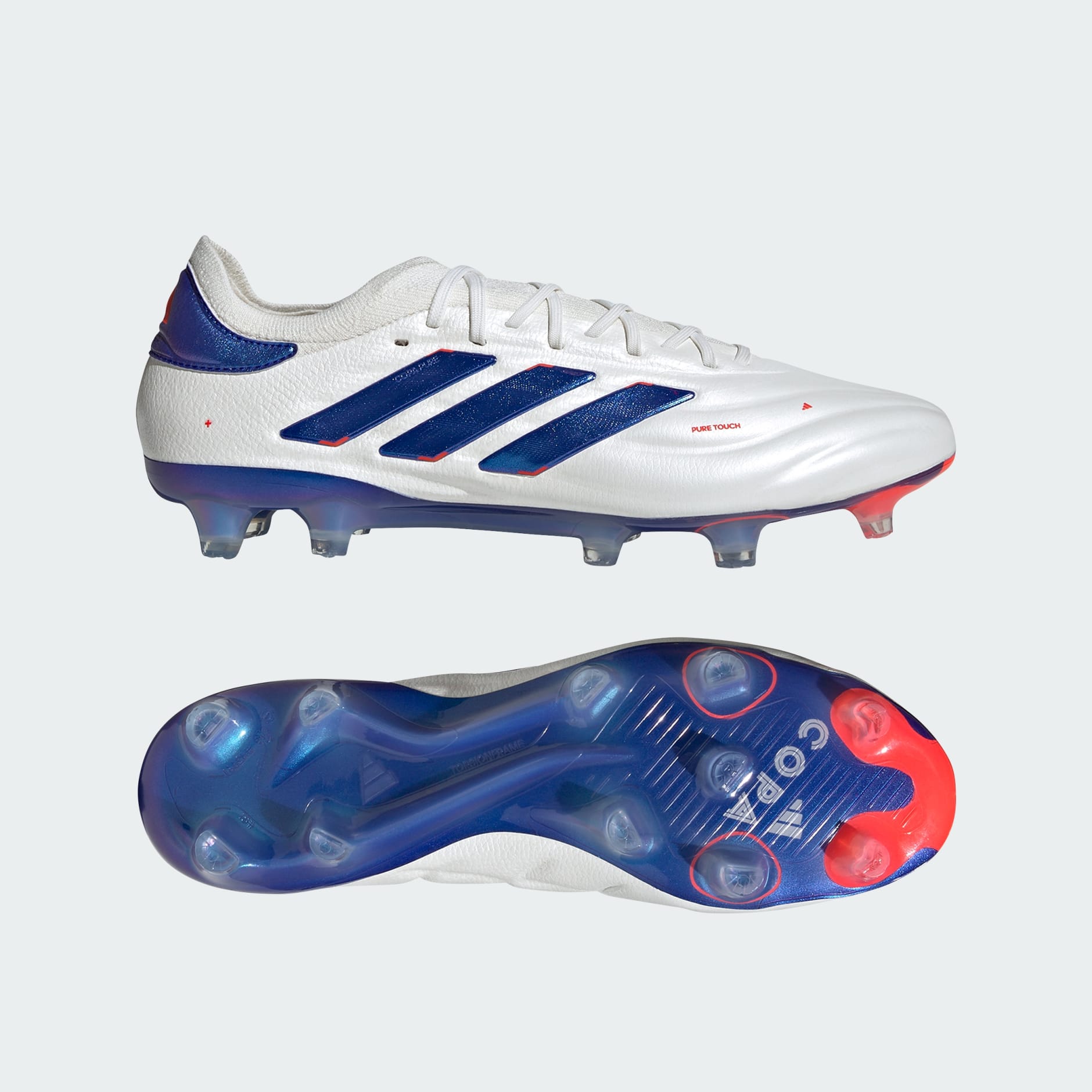 Boots - Copa Pure 2 Elite Knit Firm Ground Boots - White | adidas Oman
