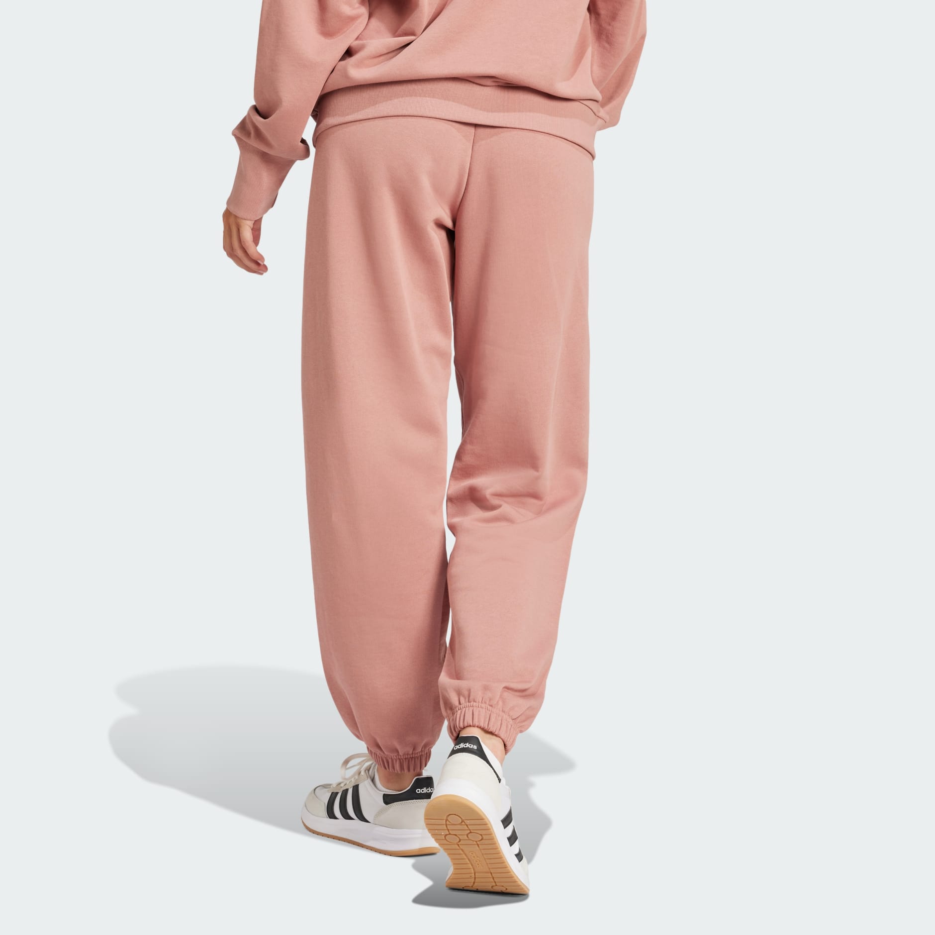 CLOTHING - ALL SZN French Terry Loose Pants - Pink | adidas Oman