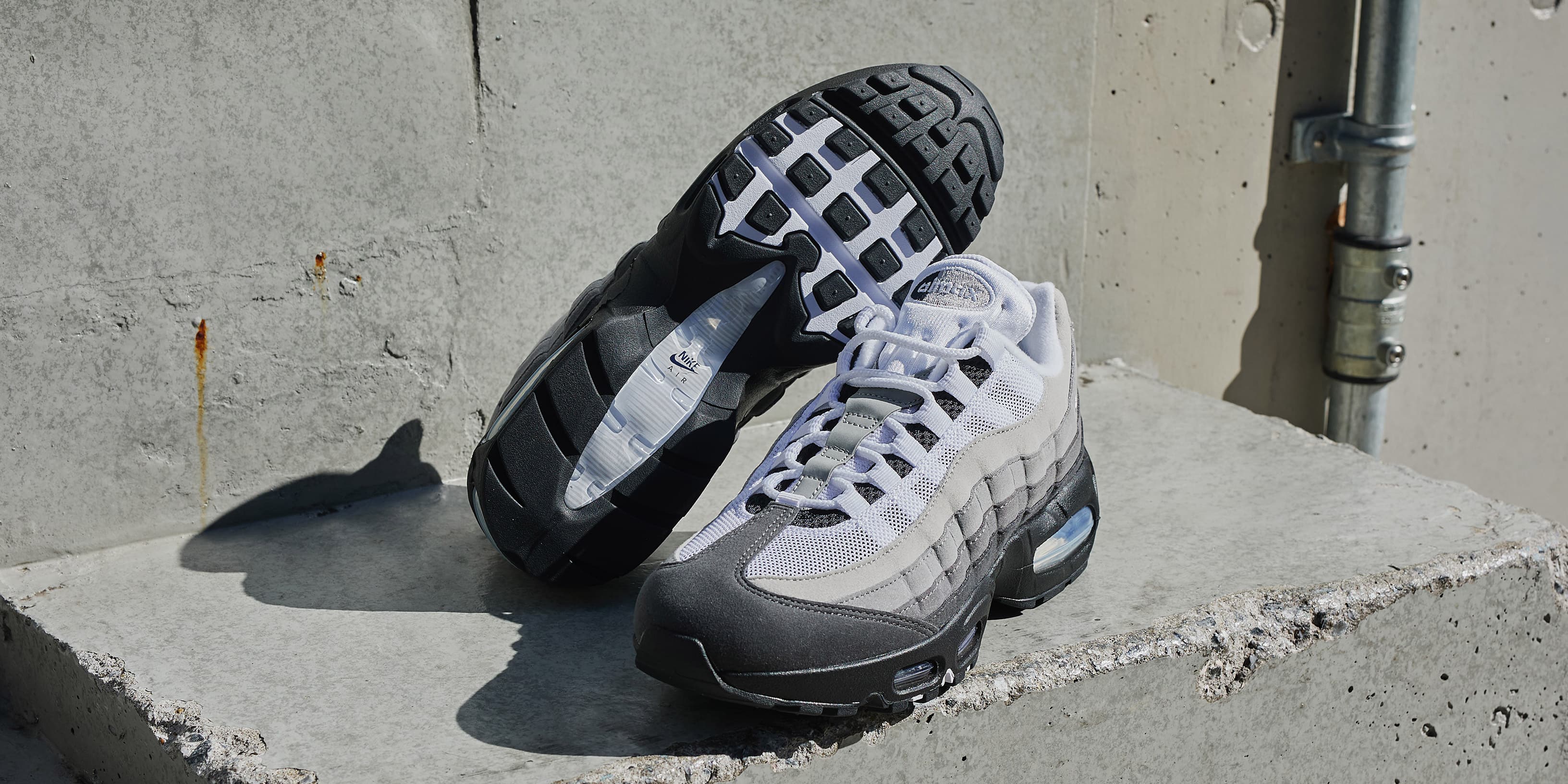NIKE AIR MAX 95 BIG BUBBLE BLACK/WHITE-MEDIUM ASH-DK PEWTER