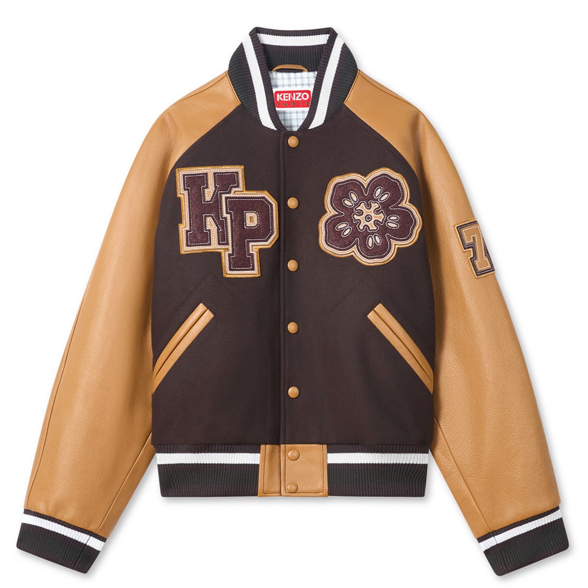 KENZO BOKE FLOWER VARSITY Dark Brown （ケンゾー ボケ フラワー バー