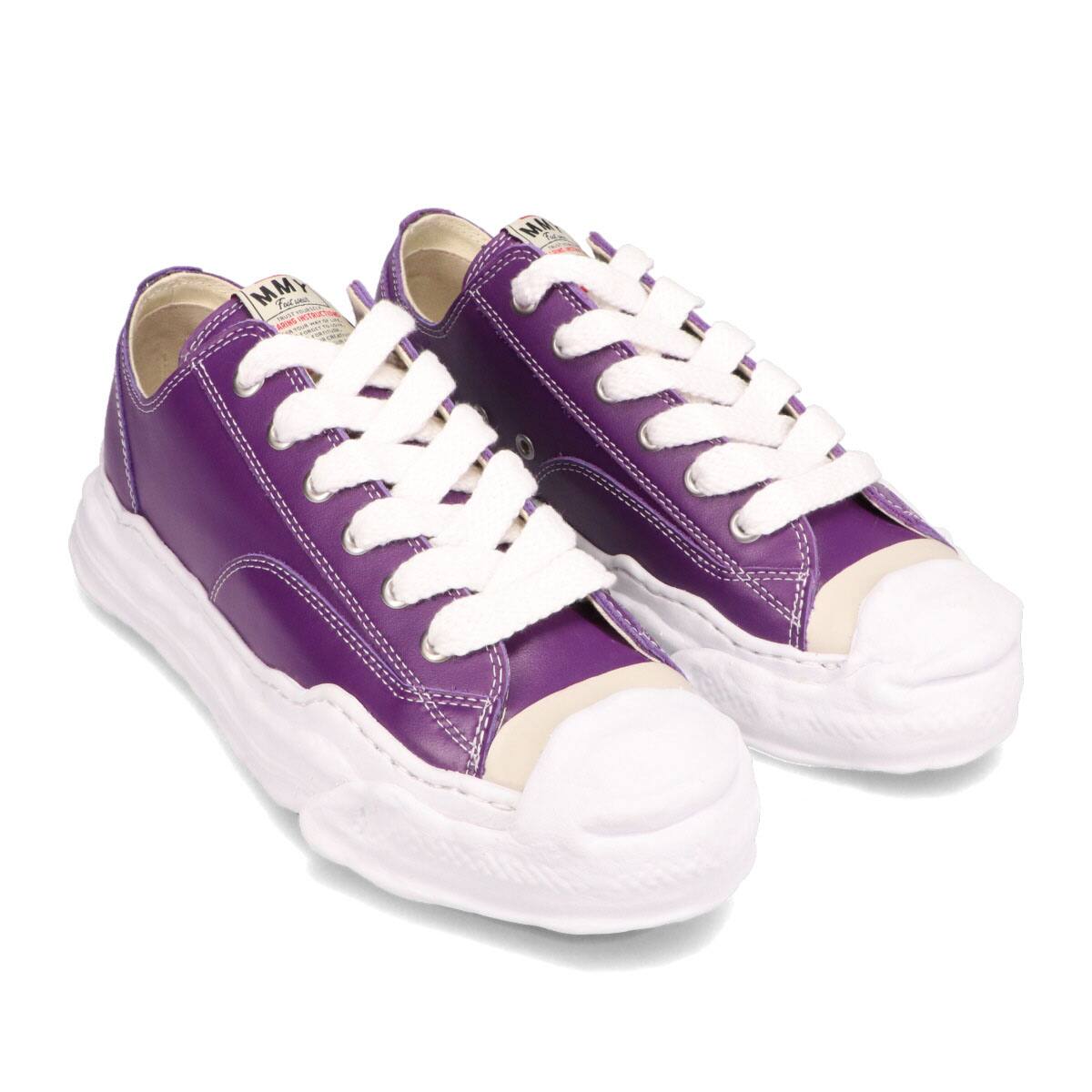 Maison MIHARA YASUHIRO OG LEATHER LOWTOP PURPLE（メゾン ミハラ