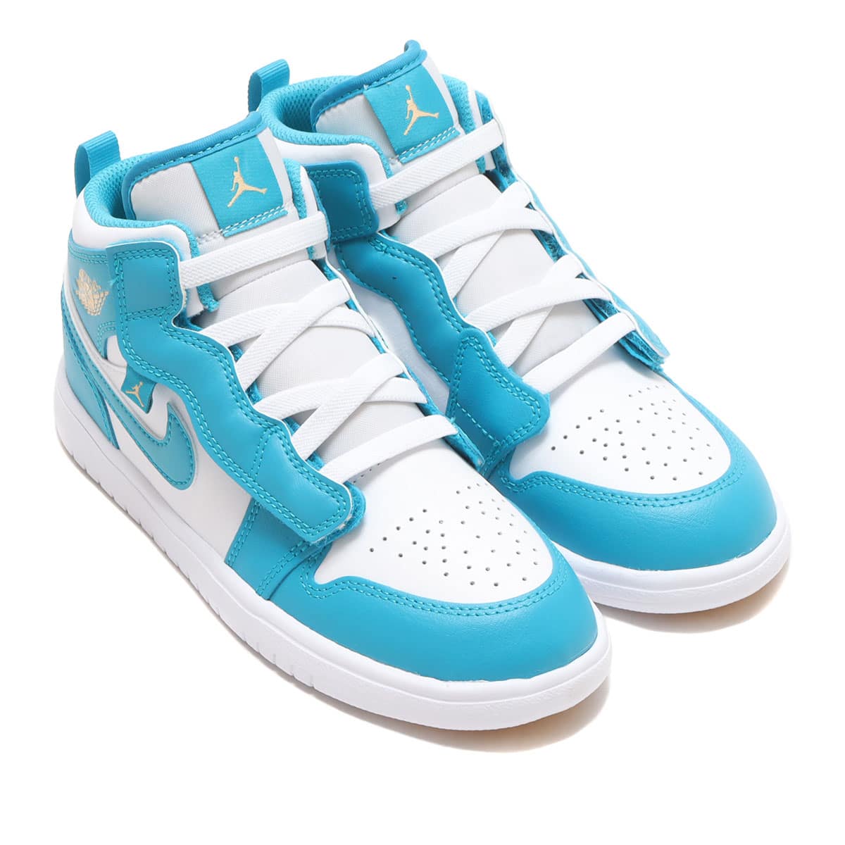 JORDAN BRAND JORDAN 1 MID ALT PS AQUATONE/CELESTIAL GOLD-WHITE