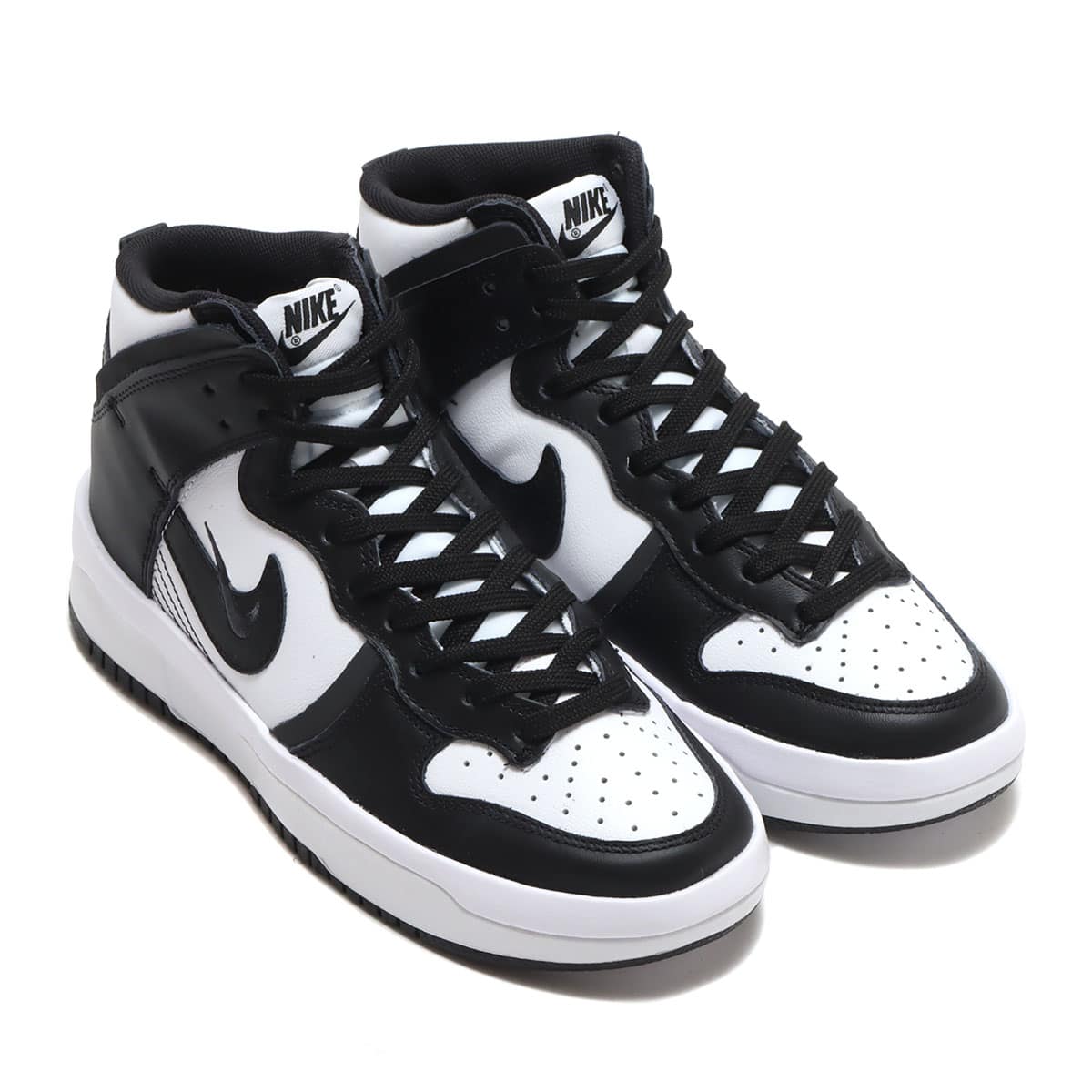 NIKE WMNS DUNK HIGH UP WHITE/BLACK-DK SMOKE GREY（ナイキ