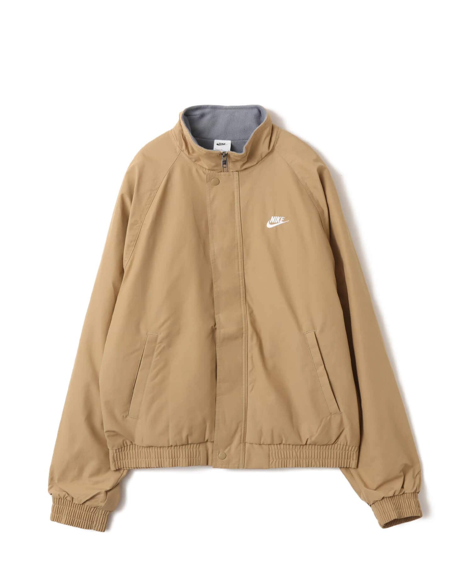 NIKE AS M NK CLUB FUTURA JKT PARACHUTE BEIGE/WHITE（ナイキ クラブ