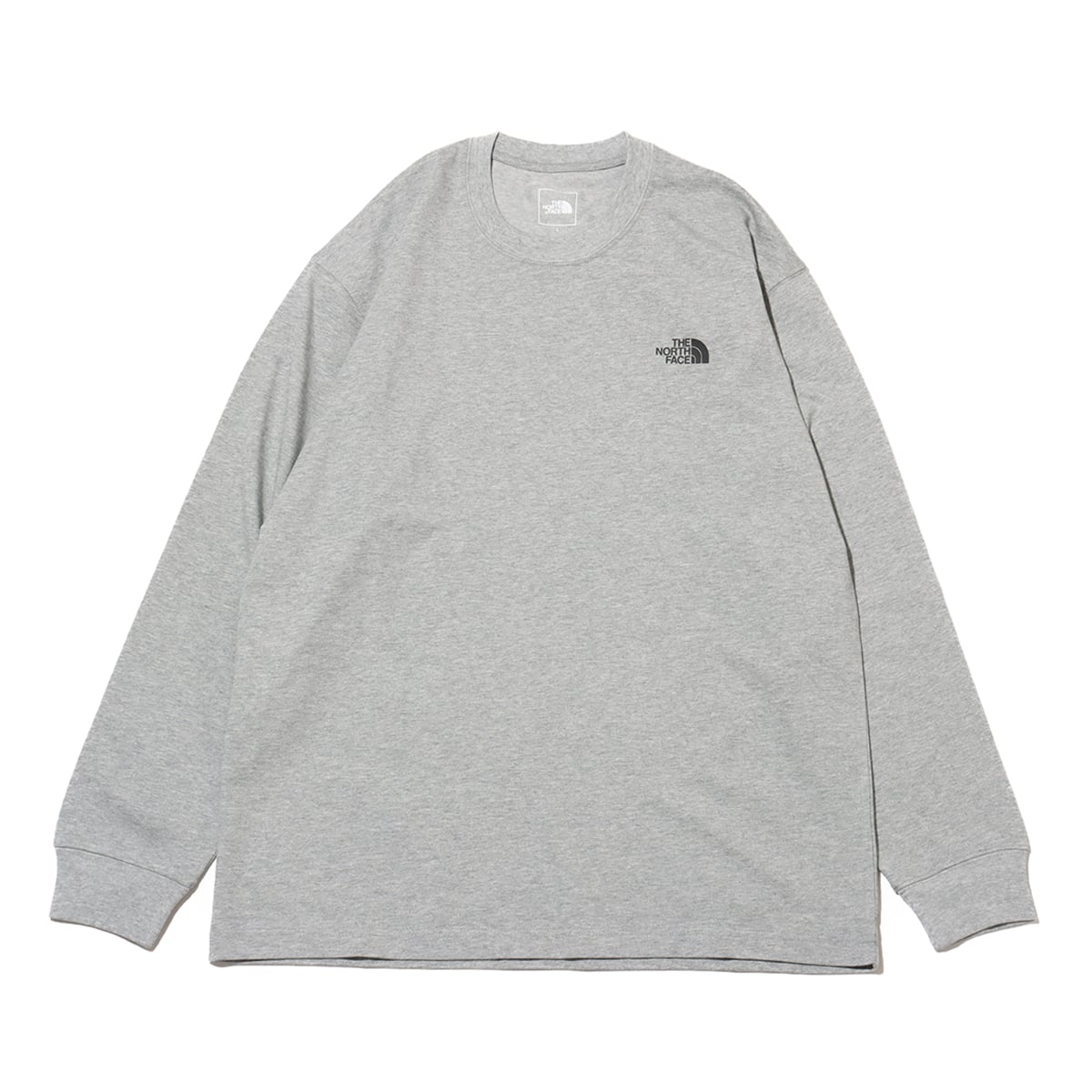THE NORTH FACE L/S Back Square Logo Tee ミックスグレー2 （ザ
