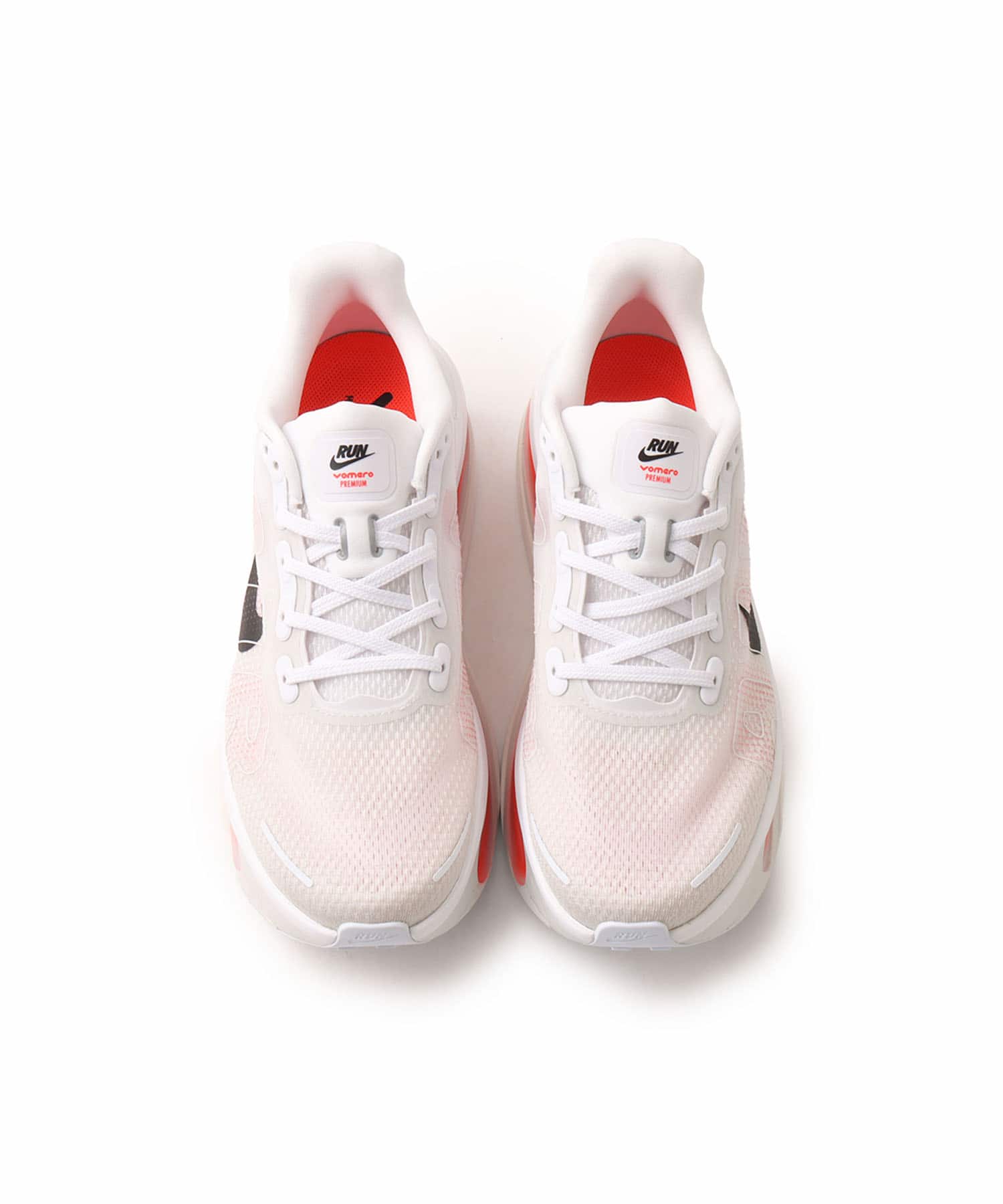NIKE VOMERO PREMIUM WHITE/BLACK-BRIGHT CRIMSON-PHOTON DUST（ナイキ