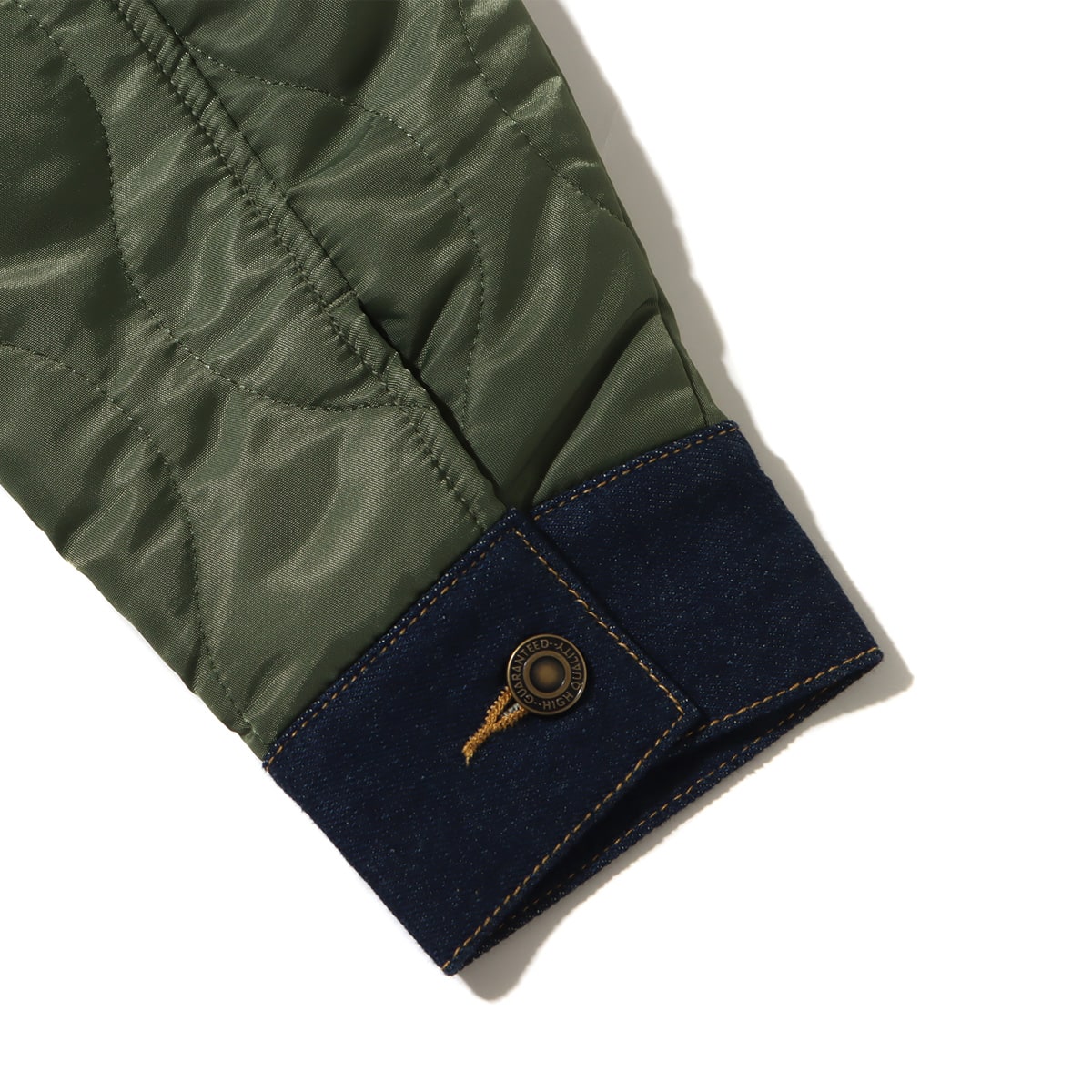 atmos pink キルティング デニムジャケット INDIGO（アトモスピンク