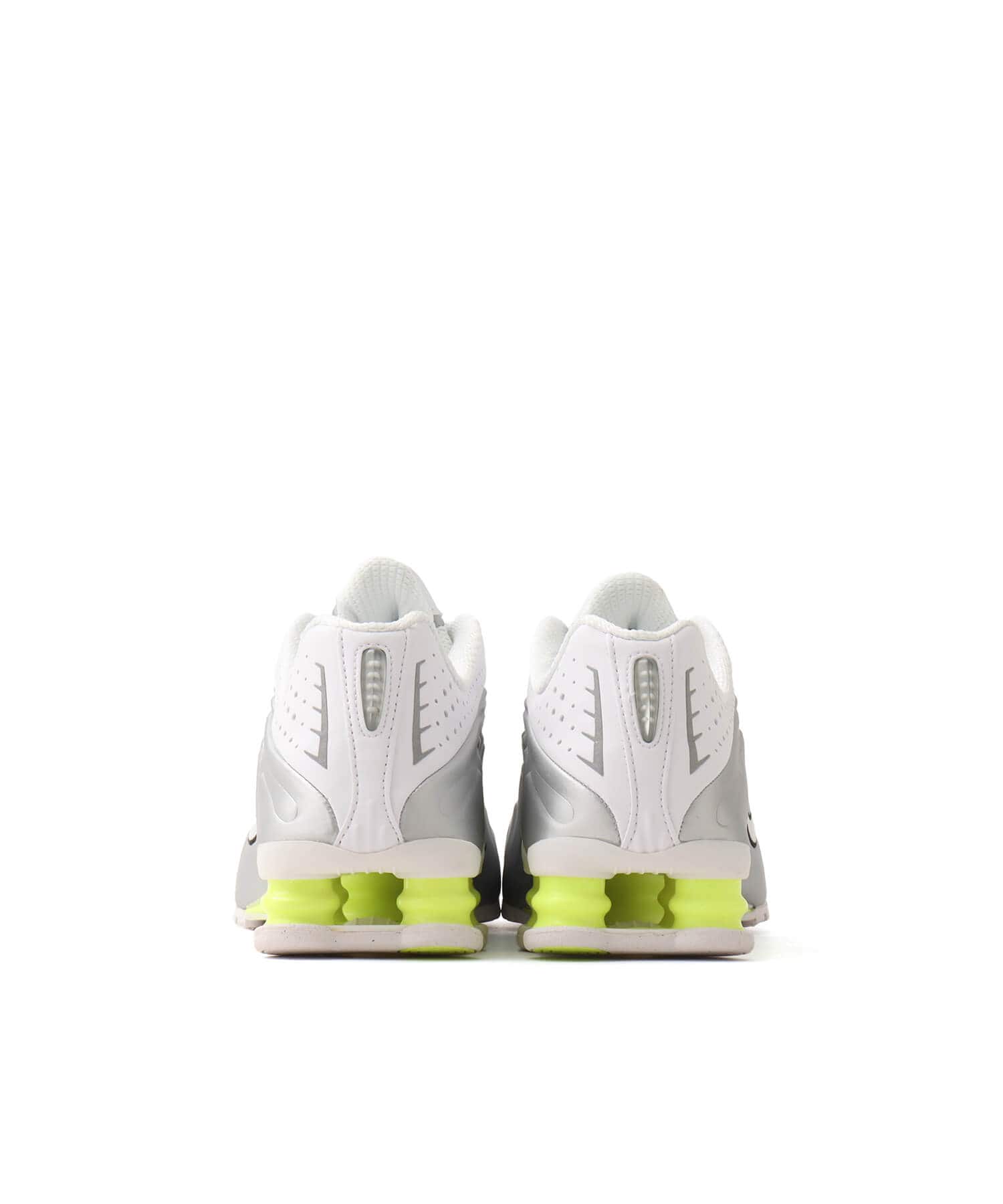 NIKE SHOX R4 WHITE/WHITE-METALLIC SILVER-VOLT （ナイキ ウィメンズ