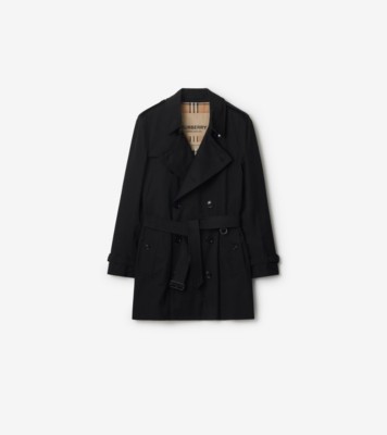 ロング ケンジントン ヘリテージ トレンチコート (ブラック) - メンズ