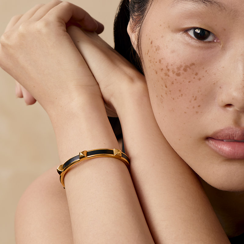 Athena bracelet - Black | Hermès USA