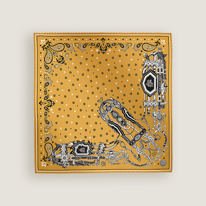 Brides et Destin bandana 55 - Yellow | Hermès Macau SAR