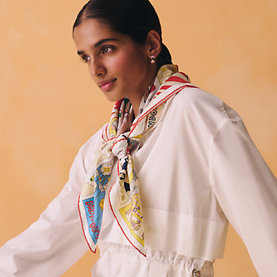 レディス, スカーフ、ショール＆マフラー, スカーフ＆シルク