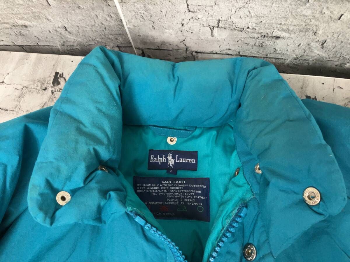 RALPH LAUREN ラルフローレン ダウンジャケット シンガポール製 サイズ