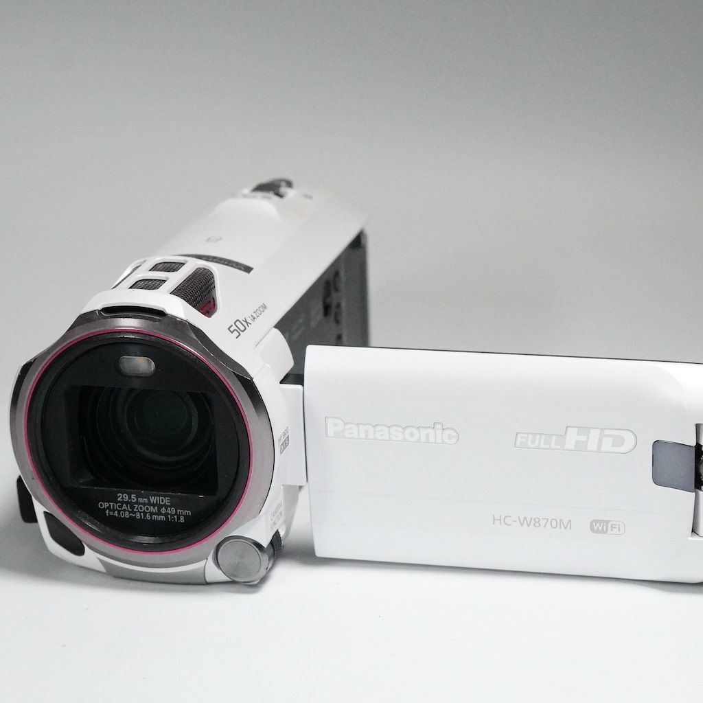 新品未使用♪パナソニック ビデオカメラ HC-W870M ホワイト 付属品完備