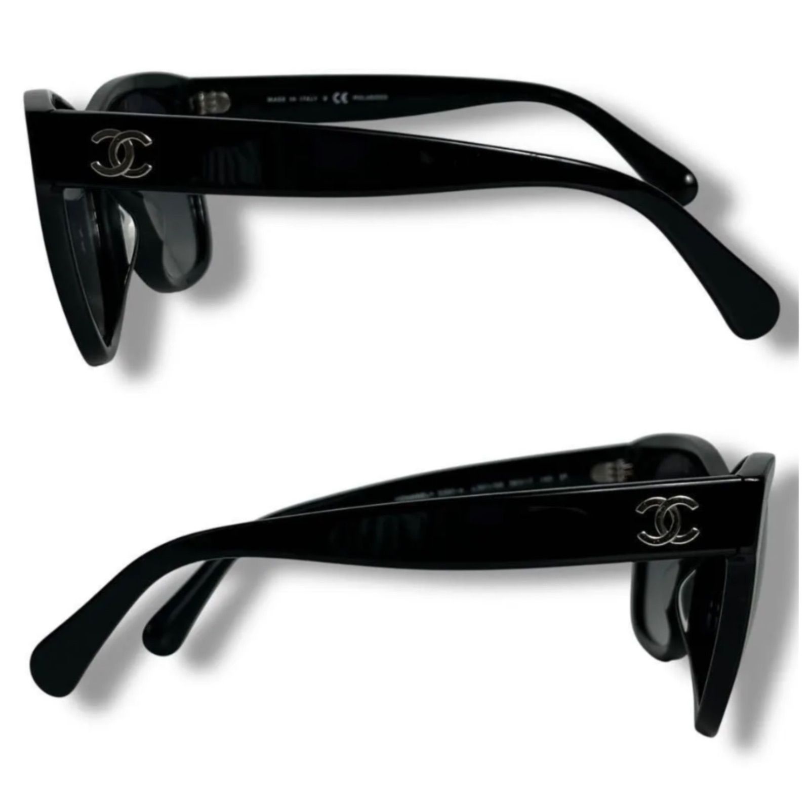 ほぼ未使用 4938 CHANEL シャネル サングラス スクエア シェイプ