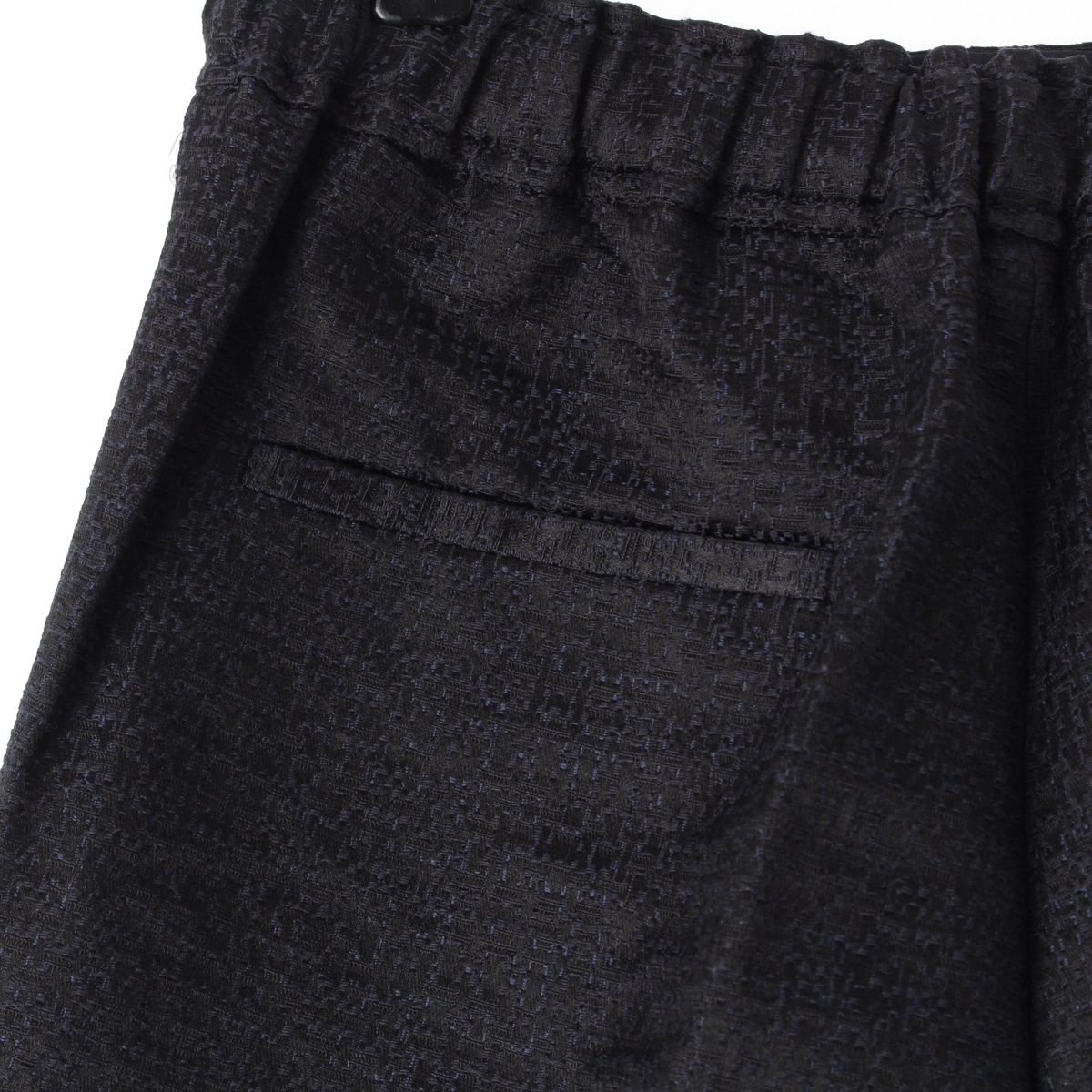 Drawerドゥロワー☆カスリジャガード テーパード パンツ36コットン