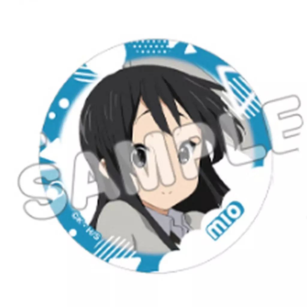 けいおん！ 箔押し缶バッジ 秋山澪 けいおん!! Come with Me!! 2011