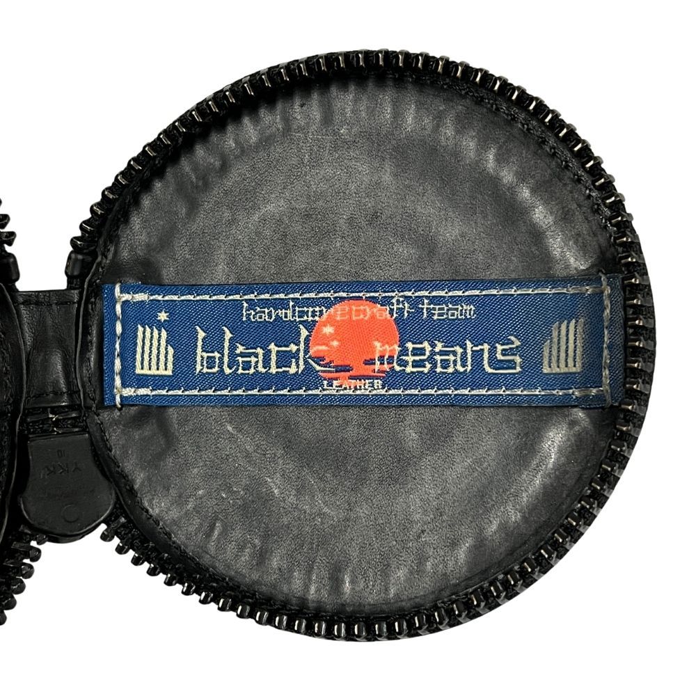 BLACKMEANS ブラックミーンズ HAZE別注 購入 刺繍 レザー コインケース