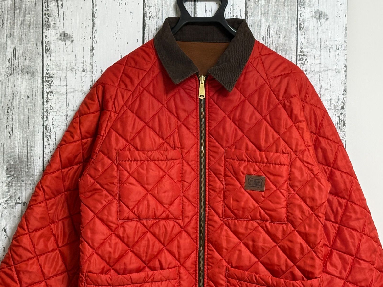 スタンダードカリフォルニア リバーシブル ダック ジャケット ブラウン