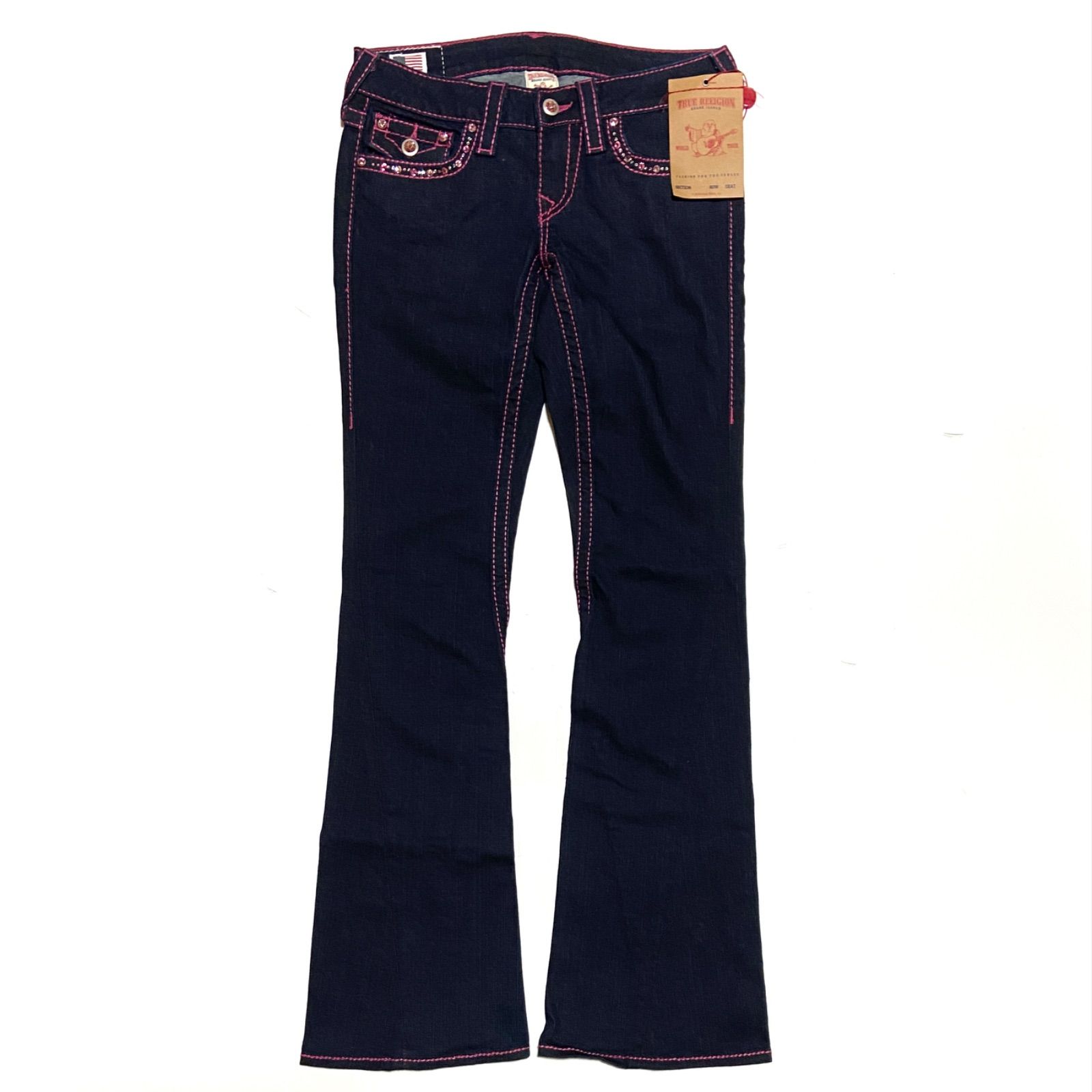 新品未使用 TRUE RELIGION トゥルーレリジョン フレアデニム ステッチ