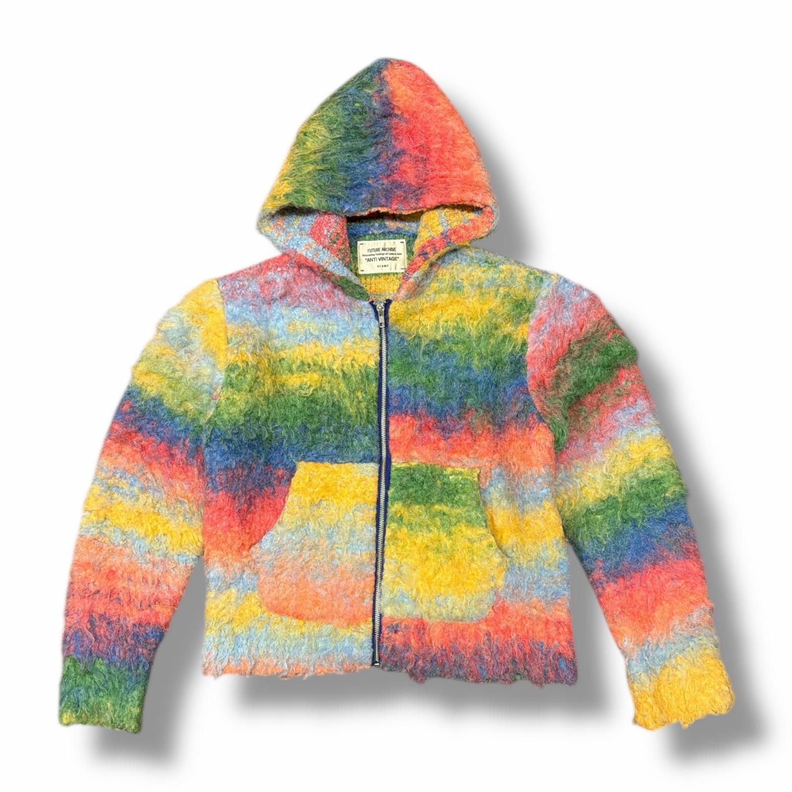 参考上代30800円 FUTURE ARCHIVE 24AW SHAGGY KNIT PARKA シャギー