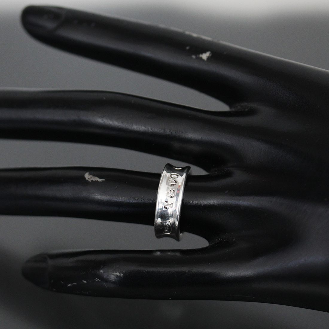 ティファニー 1837 ワイドリング 10号 指輪 Ag925 太め E1142 - メルカリ