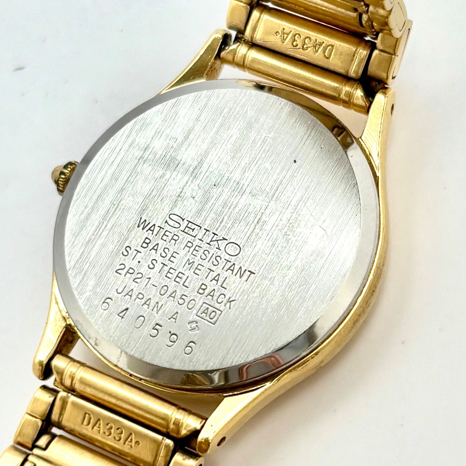 新品電池】SEIKO セイコー nouveau ヌーボ レディース 腕時計 ゴールド