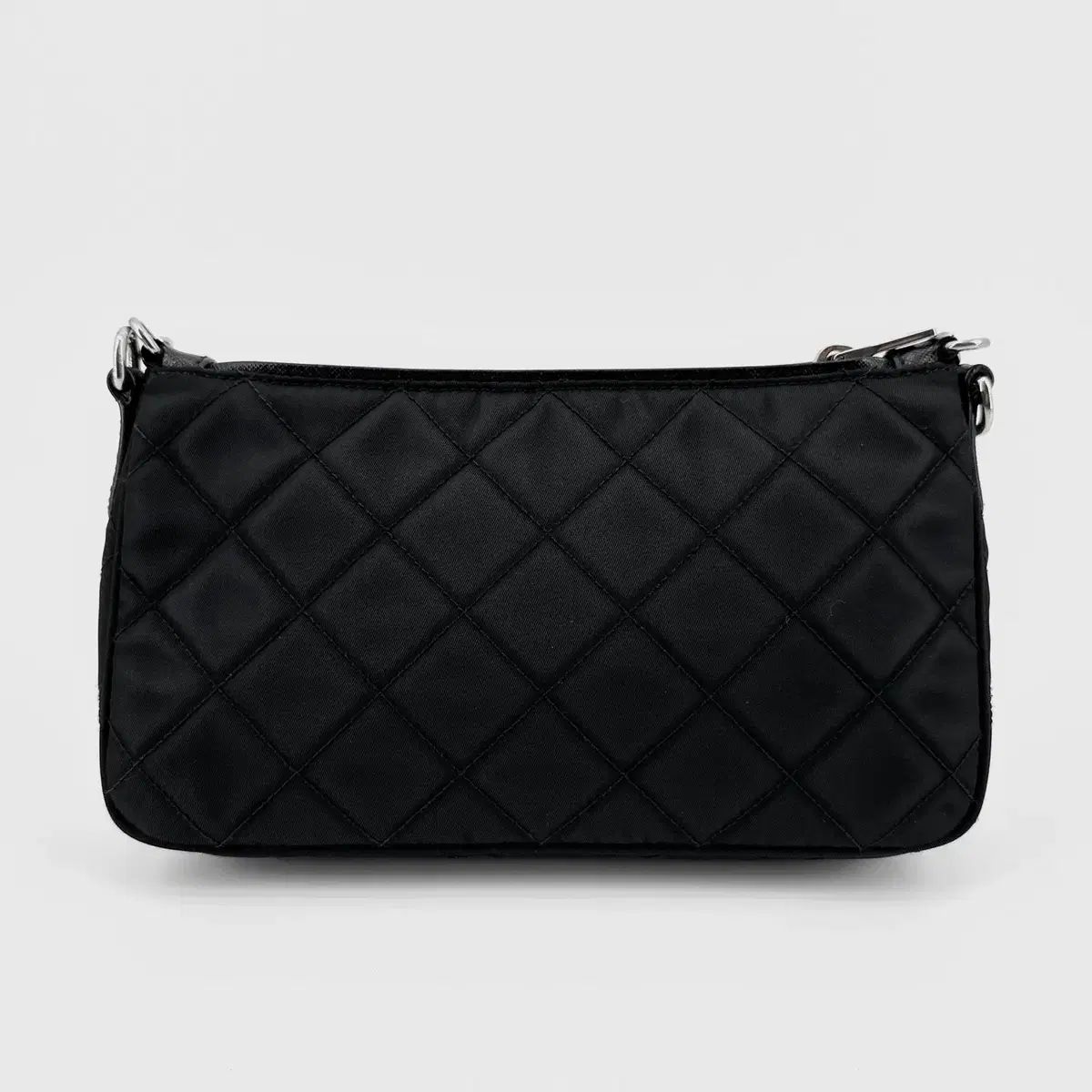 PRADA プラダ リナイロン ナイロン 퀼팅 キルティング 三角ロゴ クロス