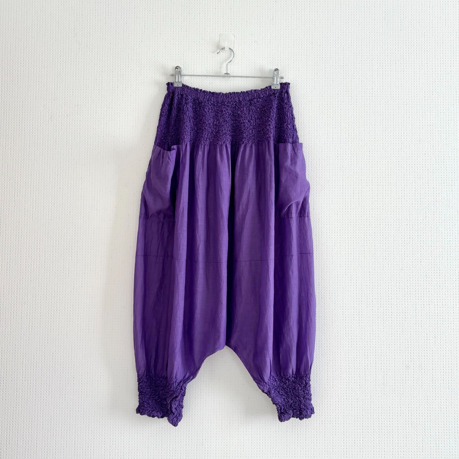 me ISSEY MIYAKE ミー イッセイミヤケ 製品染め サルエルパンツ