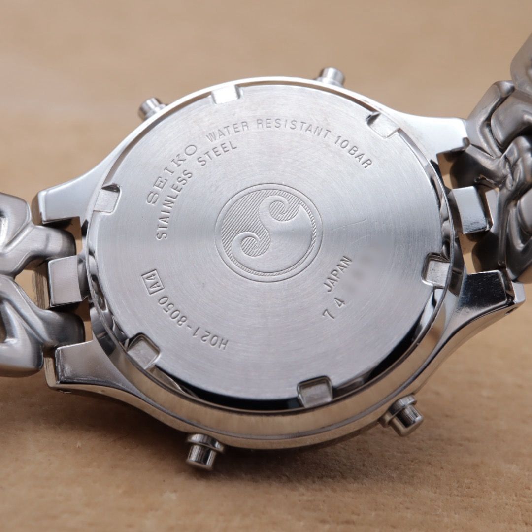 SEIKO H021-8050 World Time Chronograph セイコー ワールドタイム