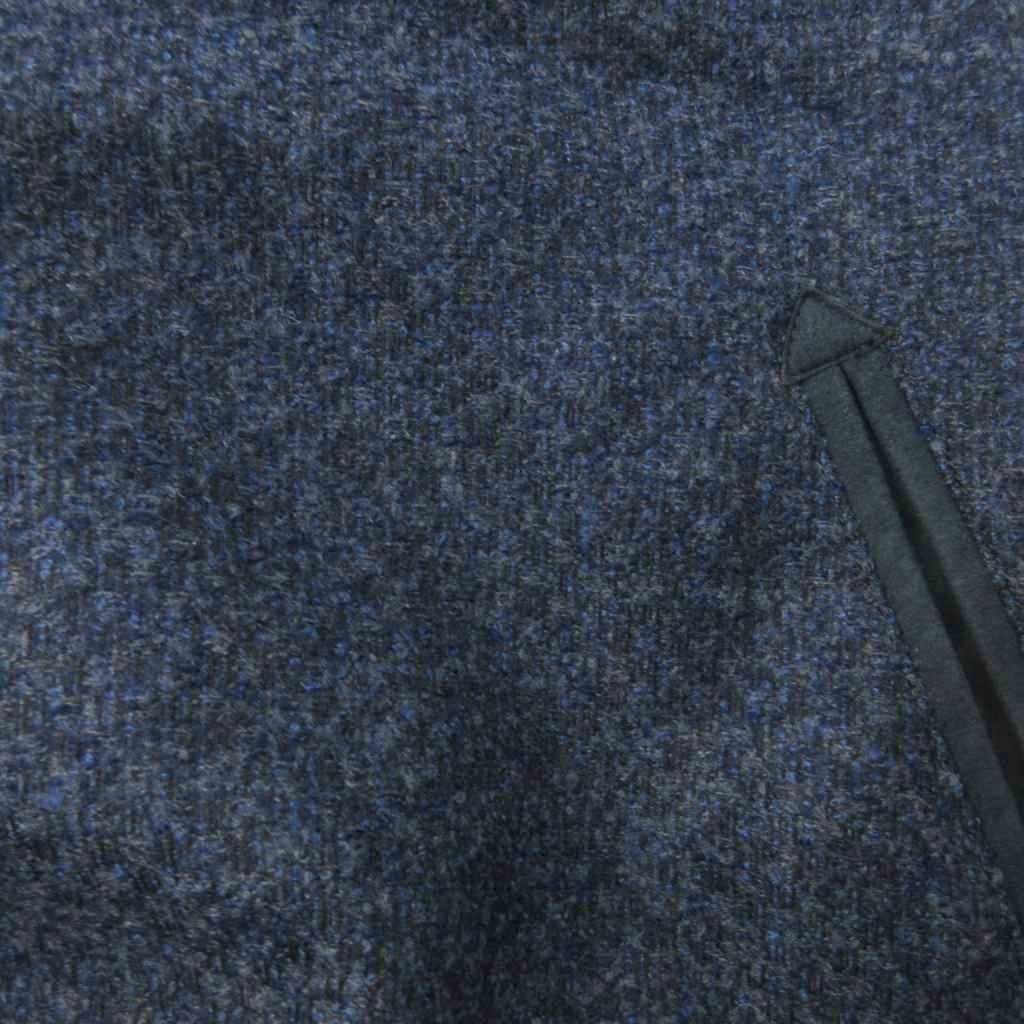 パパス Papas 美品 イタリア生地 ジャケット ブルゾン ウール シルク