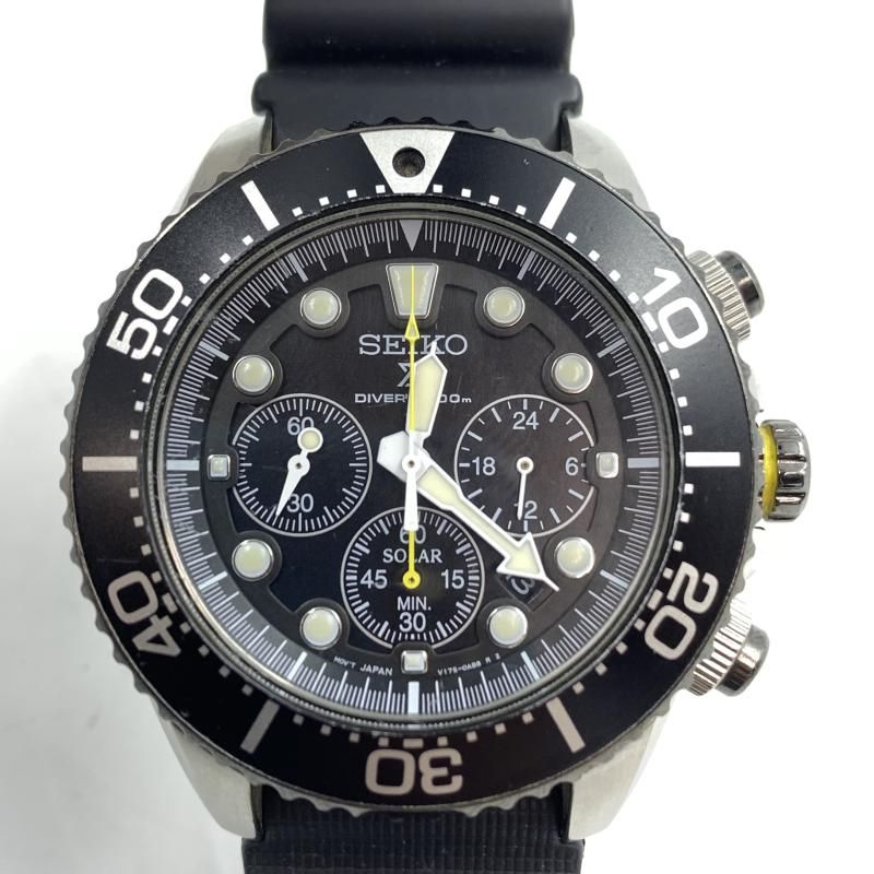 中古】SEIKO SEIKO V175-0AD0 PROSPEK ダイバーズウォッチ ※動作未確認