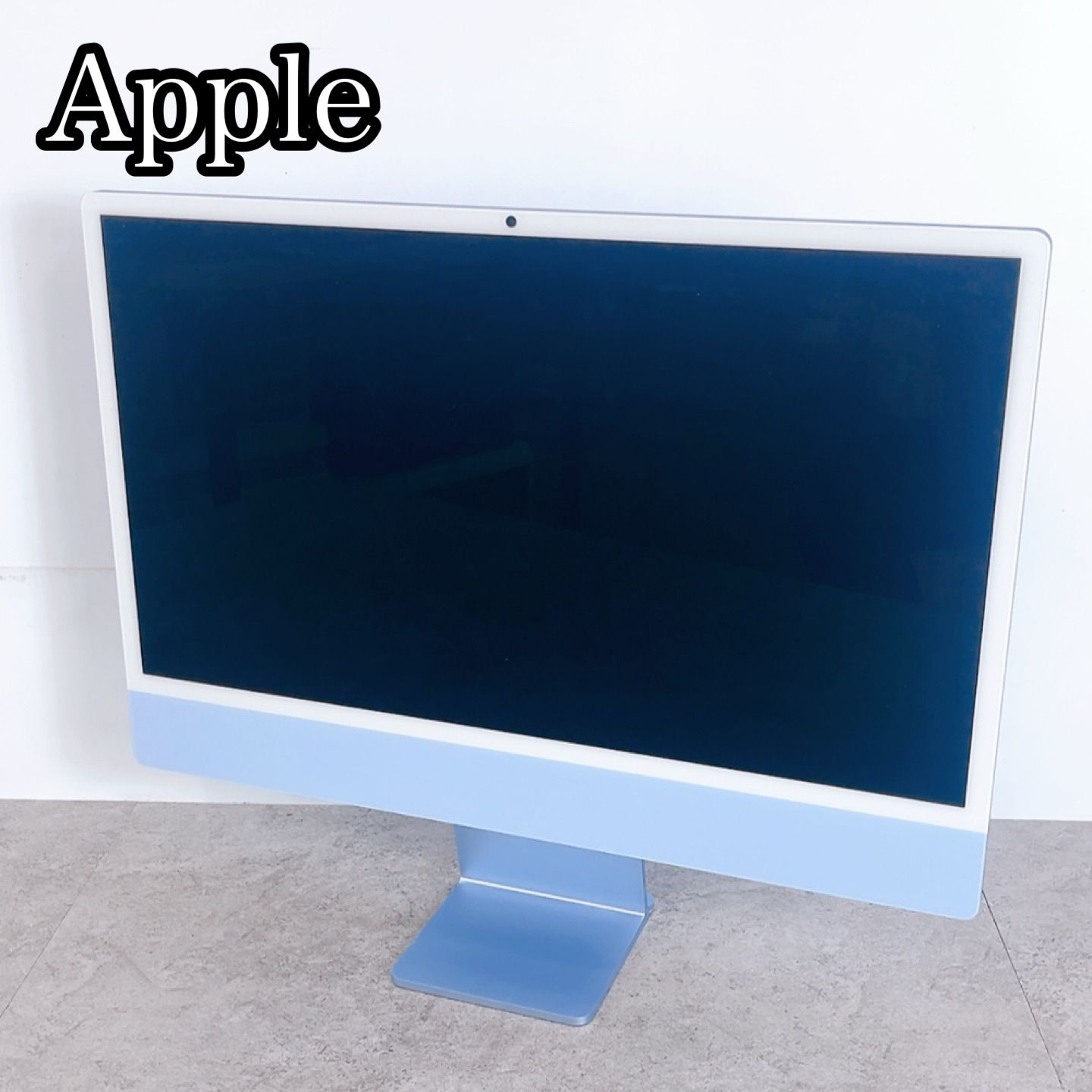 H-995 Apple iMac 24インチ ブルー 動作確認済み 中古 美品 キーボード