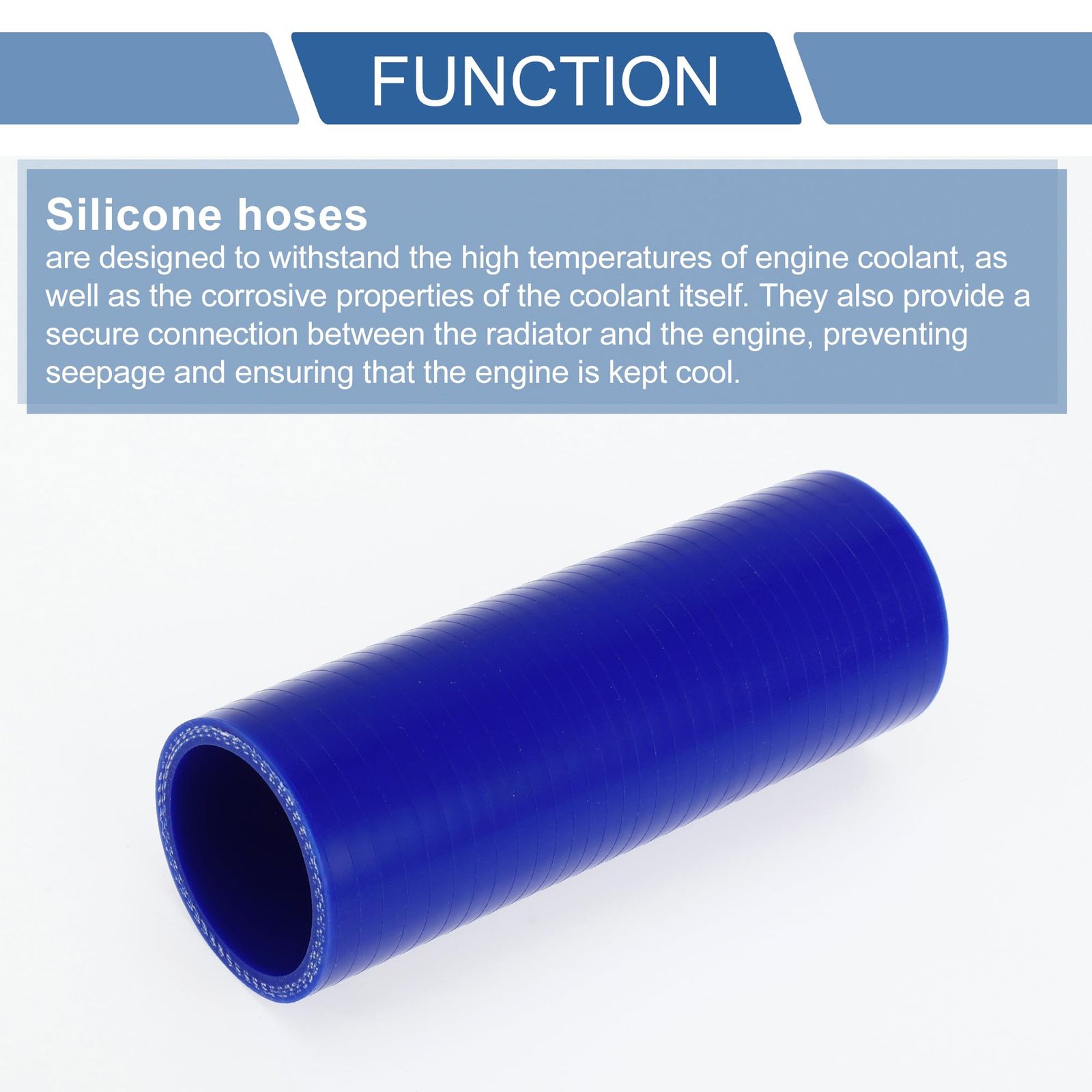 新品 X AUTOHAUX シリコンホース ラジェーターホース 4層強化 ブルー