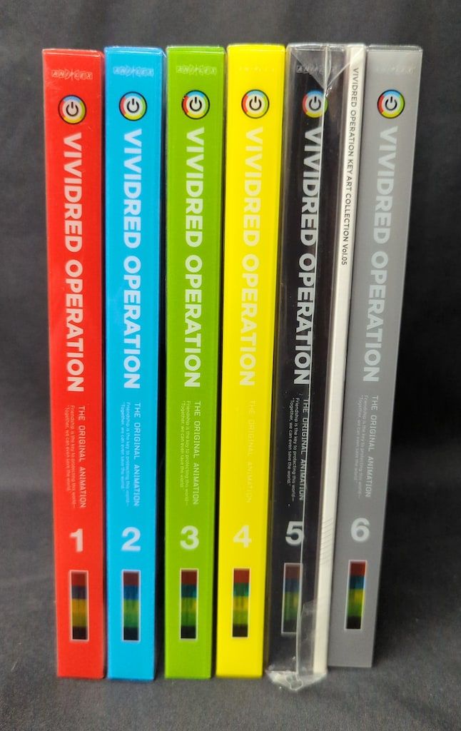 アニメBlu-ray ビビッドレッド・オペレーション 完全生産限定版 全6巻