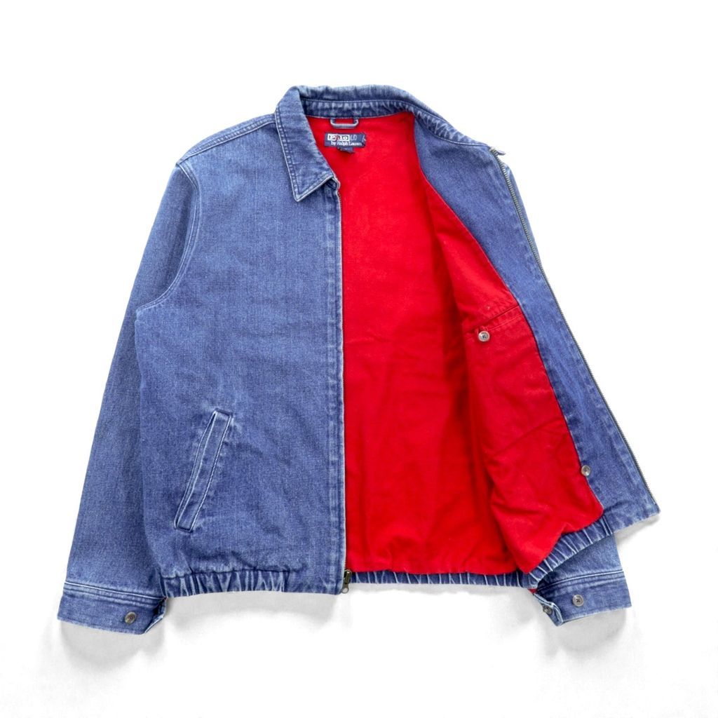 Polo Ralph Lauren 90年代 デニム スウィングトップ ハリントン