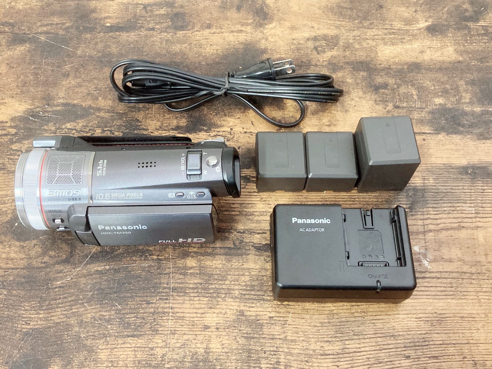 パナソニック HDC-TM350 デジタルハイビジョン ビデオカメラ フルHD