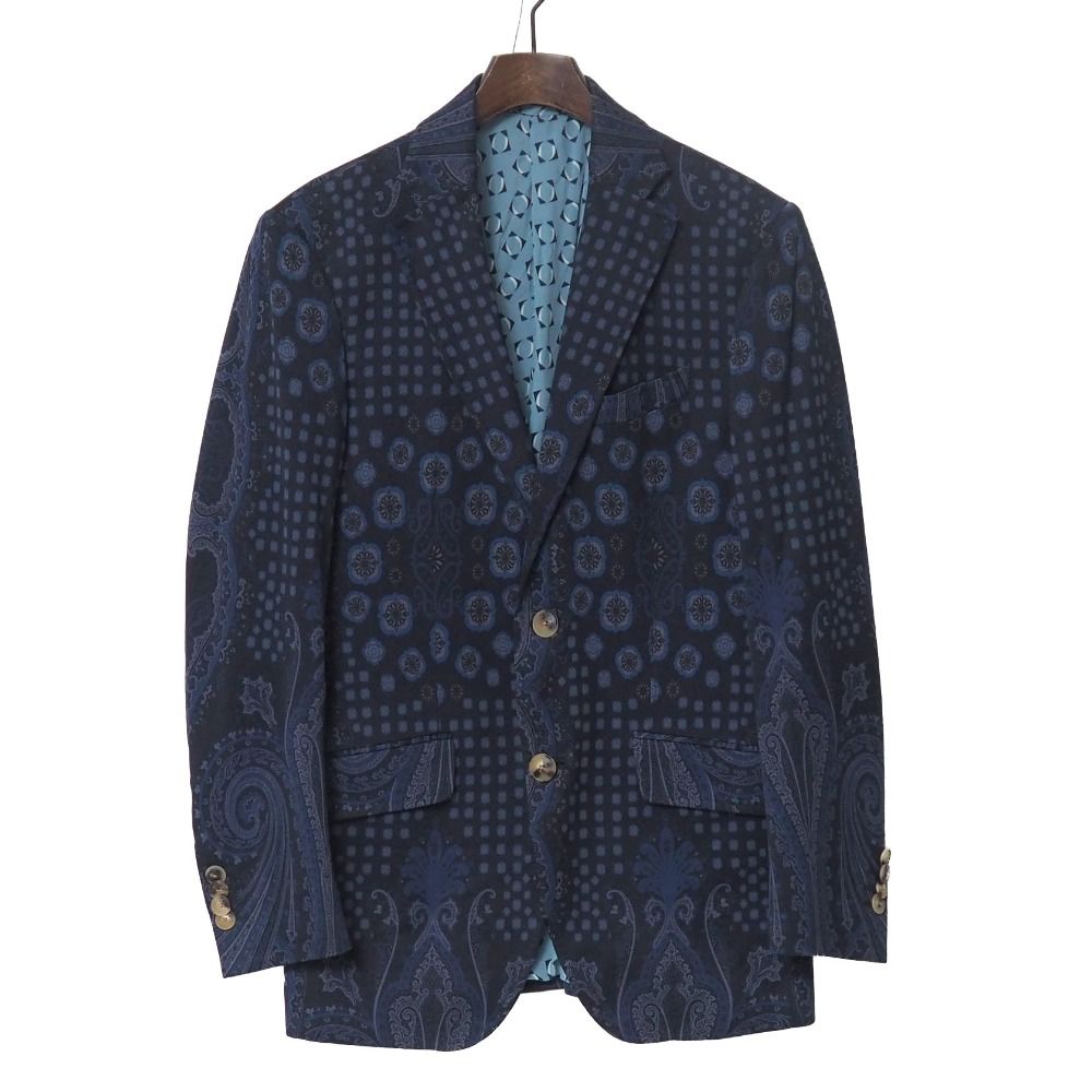□美品□ETRO エトロ テーラードジャケット サイズ46 ペイズリー