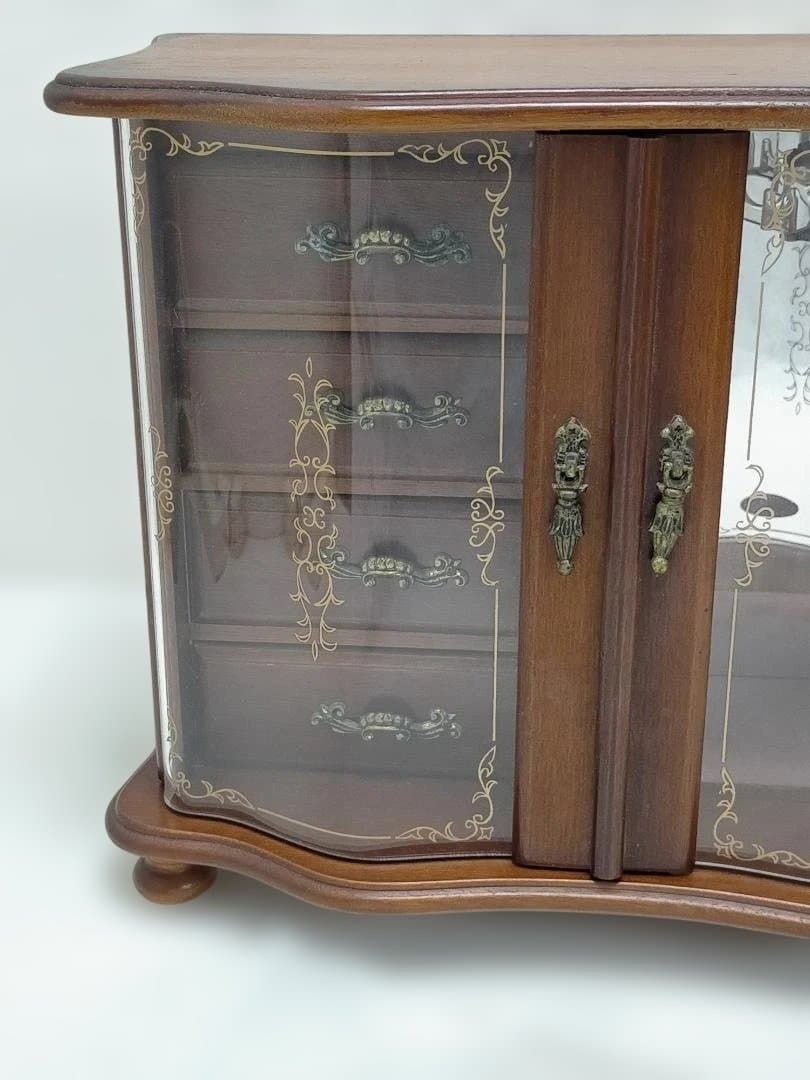 送料無料】HASEGAWA オルゴール付き ジュエリーボックス 木製