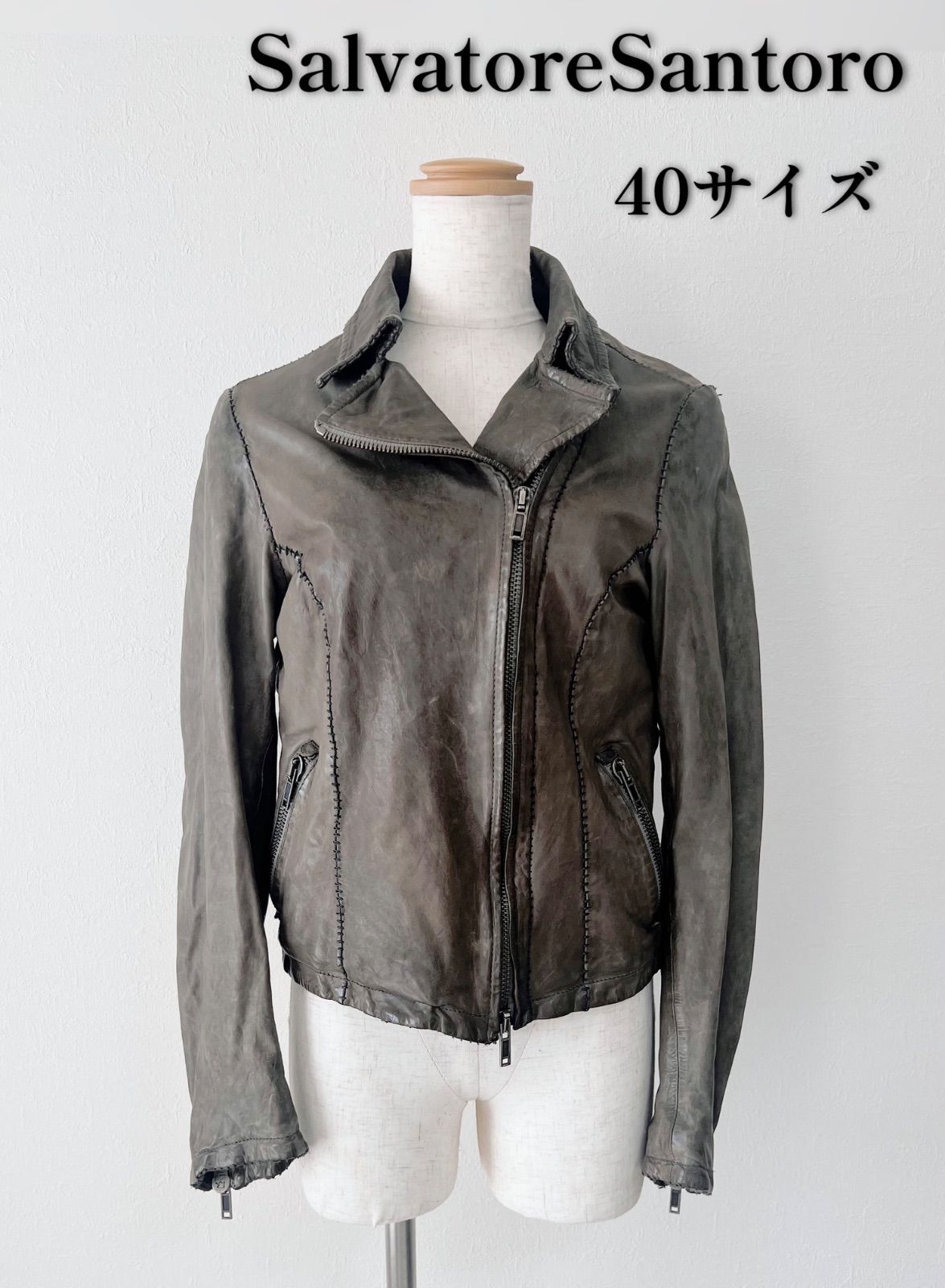 Salvatore Santoro サルバトーレサントロ ジャケット レザー 40 - メルカリ