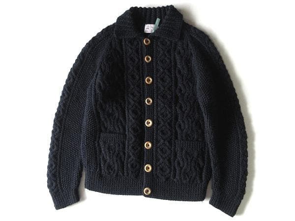 美品 希少 茶タグ スコットランド製 INVERALLAN インバーアラン ウール