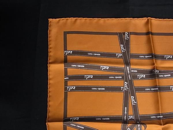 □新品同様□ HERMES エルメス ボルデュック リボン カレ45 プチカレ