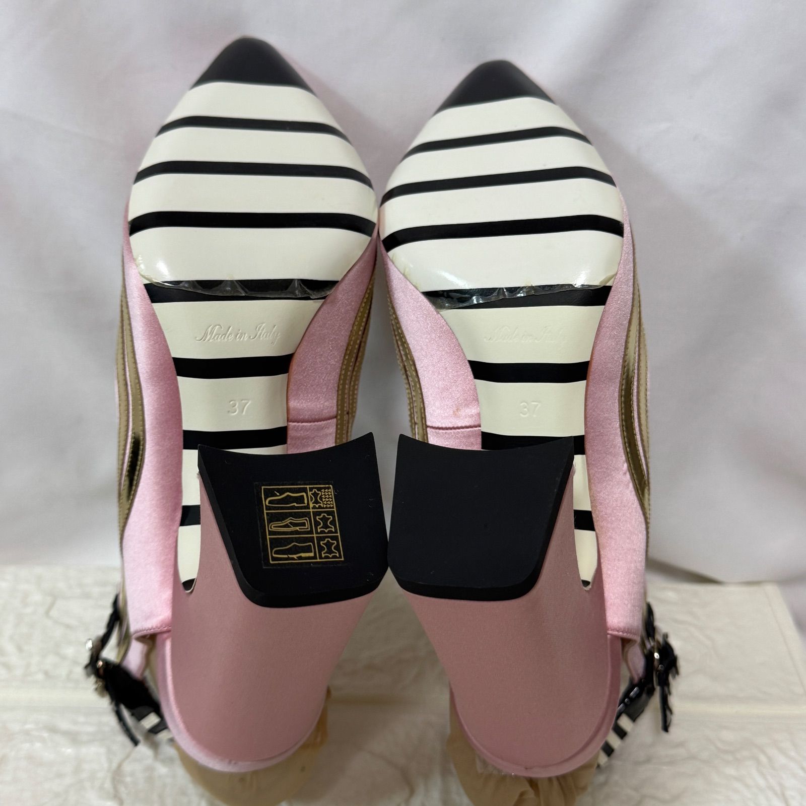LOUIS VUITTON PINK SATIN PUMP ルイ・ヴィトン サテン パンプス