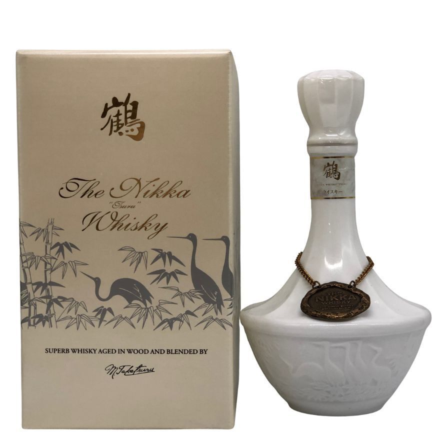 東京都限定◇ニッカ 鶴 陶器ボトル 700ml 未開栓 - メルカリ